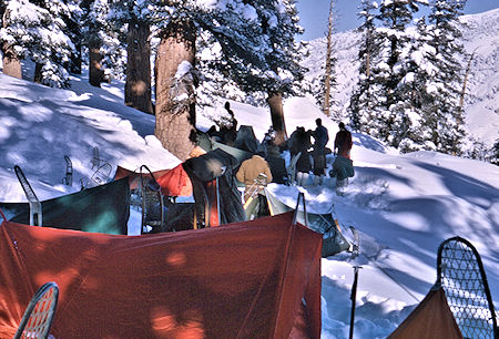 Camp at Heather Gap - Sequoia National Park 1965