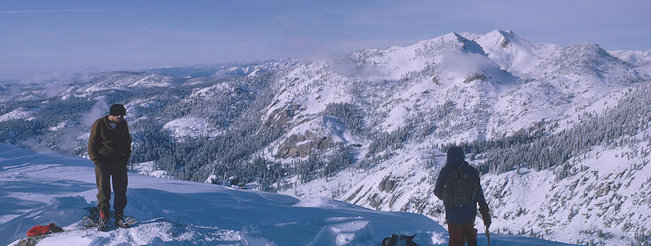 View from 10,400' on ridge near Alta Peak. - Sequoia National Park 1965