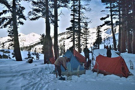 Our camp at Emerald Lake - Sequoia National Park 1973