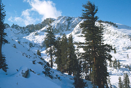 Approaching Emerald and Aster Lakes going South - Sequoia National Park 1973