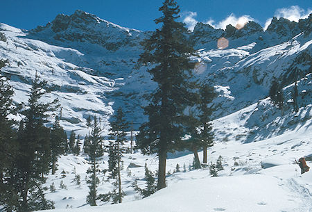 Emerald Lake basin, Alta Peak - Sequoia National Park 1973