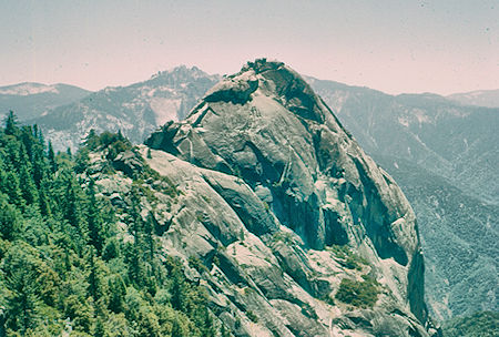 Moro Rock (12) viewed from Moro Vista - Sequoia National Park 15-17 Jul 1957