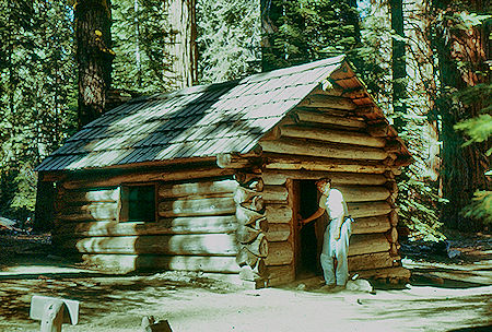 Me at 'Squatters Cabin' - Sequoia National Park 15-17 Jul 1957