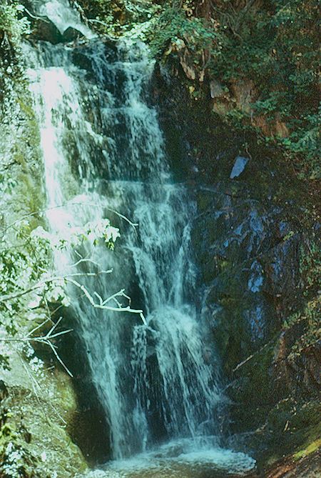 Waterfall near Crystal Cave - Sequoia National Park 16 Jul 1957