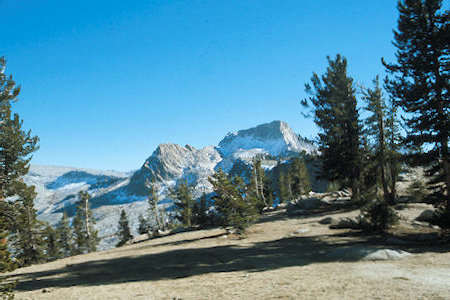 Sierra Nevada - Sequoia National Park - Mt. Silliman from Siliman Pass - October 1973