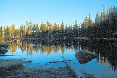 Sierra Nevada - Sequoia National Park - Morning over Ranger Lake - October 1973