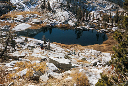 Sierra Nevada - Sequoia National Park - upper Little Silliman Lake - October 1973