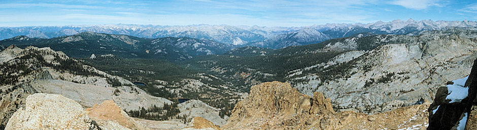 Sierra Nevada - Sequoia National Park - North of Mt. Silliman - Ranger & Beville Lakes - October 1973