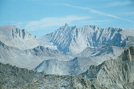 Sierra Nevada - Sequoia National Park - Milestone Peak from Mt. Silliman - October 1973