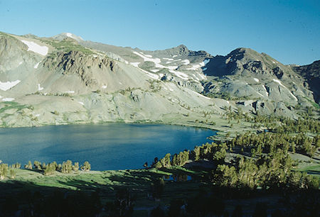 Leavitt Lake from trail (road) - Aug 1993