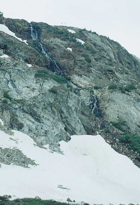 Cascade above Snow Lake - Emigrant Wilderness - Aug 1993