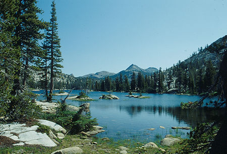 Lower Twin Lake, Bigelow Peak - Yosemite National Park - Aug 1993