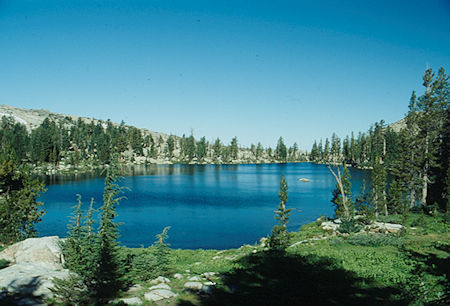 Unnamed lake west of Peninsula Lake - Yosemite National Park - Aug 1993