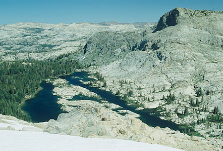 Peninsula Lake, Haystack Peak - Yosemite National Park - Aug 1993