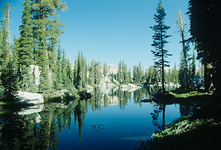 'Z' lake enroute to Huckleberry Lake - Yosemite National Park - Aug 1993