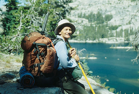 Gil Beilke at Huckleberry Lake - Emigrant Wilderness - Aug 1993