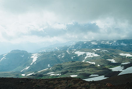 View north from top of BIg Sam - Emigrant Wilderness - Aug 1993
