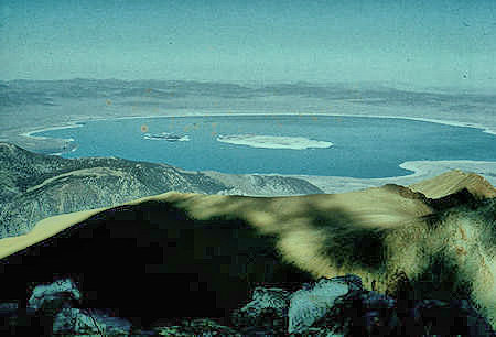 Mono Lake from top of Mt. Dana - Sep 1962