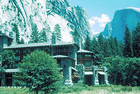Awahnee Hotel and Half Dome - Yosemite National Park Jul 1957