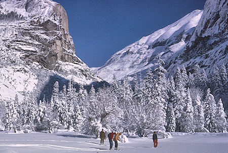 Ice on Mirror Lake - Yosemite National Park 01 Jan 1966