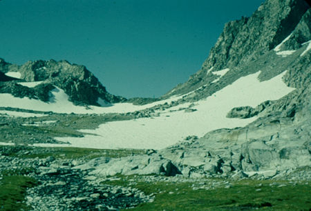 Near top of Banner/Davis Pass - Ansel Adams Wilderness - Aug 1958