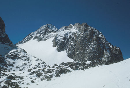 Mt. Ritter from near Banner/Davis Pass - Ansel Adams Wilderness - May 1977
