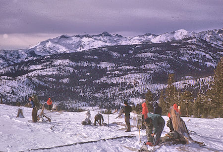 Lunch stop - Mammoth Lakes Area 21 Dec 1963
