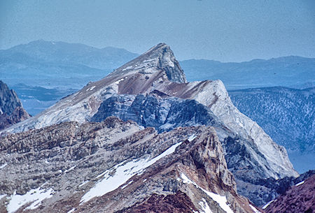 Mt. Baldwin from Red & White Mountain - John Muir Wilderness 20 Jun 1971