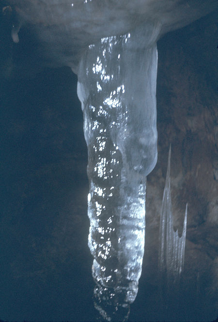 Icicle in cabin