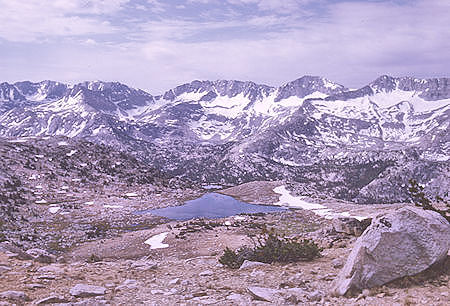 Knob Lake and Glacier Divide from Pilot Knob saddle - 4 Jul 1970