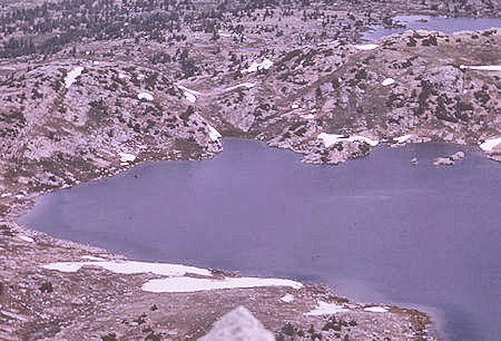 Alsace Lake from top of Pilot Knob - 4 Jul 1970