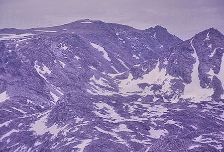 Alpine Col (center) from top of Pilot Knob - 4 Jul 1970