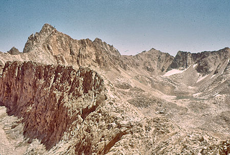 Mt. Haeckel from Mt. Spencer - Kings Canyon National Park 17 Aug 1960