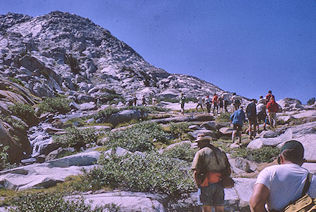 On the way up Mt. Spencer - Kings Canyon National Park 24 Aug 1964