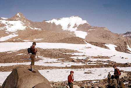 Mt. Goode from Bishop Pass - John Muir Wilderness 24 Jun 1962