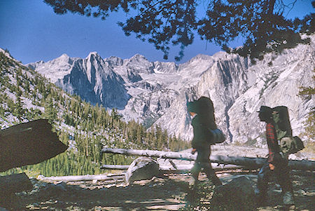 The Citadel from Dusy Basin trail - Kings Canyon National Park 28 Aug 1964