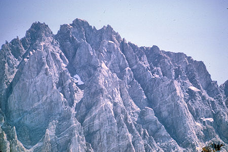 North Palisade from Columbine Peak - Kings Canyon National Park 24 Aug 1969