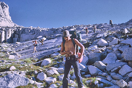 Descending Glacier Creek, Richard Alvernez - Kings Canyon National Park 26 Aug 1969