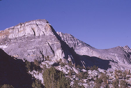 Painted Lady and Glen Pass from below Dragon Lake - Kings Canyon National Park 31 Aug 1970