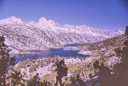 Mount Cotter, Fin Dome, Mount Clarence King, Rae Lakes - Kings Canyon National Park 31 Aug 1970
