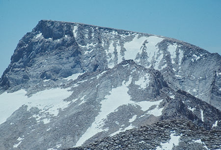 Mt. Whitney from top of Trojan Peak - Jul 1971