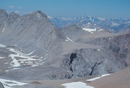 Junction Peak from top of Trojan Peak - Jul 1971