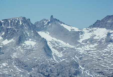 Milestone Mountain from top of Trojan Peak - 1971
