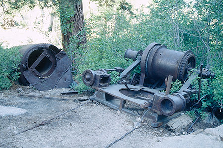 Donkey engine used to build Relief Reservoir - Emigrant Wilderness 1993