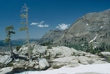 Looking north on the 'accross creek' hike - Emigrant Wilderness 1993