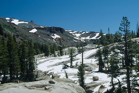 Looking toward Brown Bear Pass - Emigrant Wilderness 1993