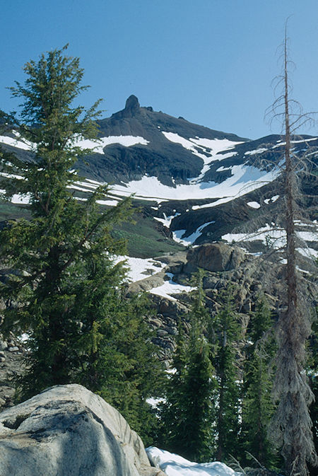 Molo Mountain from route to Mosquito Pass - Emigrant Wilderness 1993