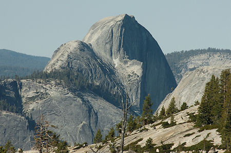 Half Dome from Olmstead Point on the Tioga Pass Road - Yosemite National Park - 24 Jun 2006