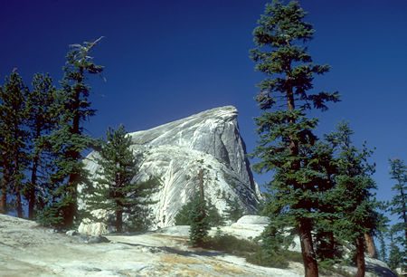 Half Dome from Little Yosemite Valley Trail - Yosemite National Park - 21 Aug 1966