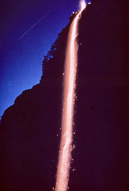 The firefall - Yosemite National Park Jul 1957